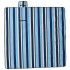 Manta de picnic plegable terciopelo rayas azul blanco