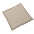 Cojines de asiento de jardín cuadrados 6 uds taupe 45x45x2