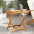 Mesa de jardín plegable madera maciza de acacia 50x50x50