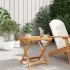 Mesa de jardín plegable madera maciza de acacia 50x50x50