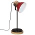 Lámpara de escritorio rojo desgastado 25 W E27 17x17x50