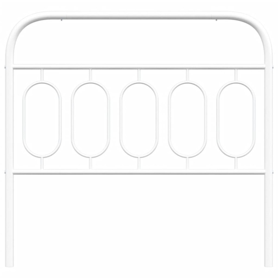 Cabecero de metal blanco 100