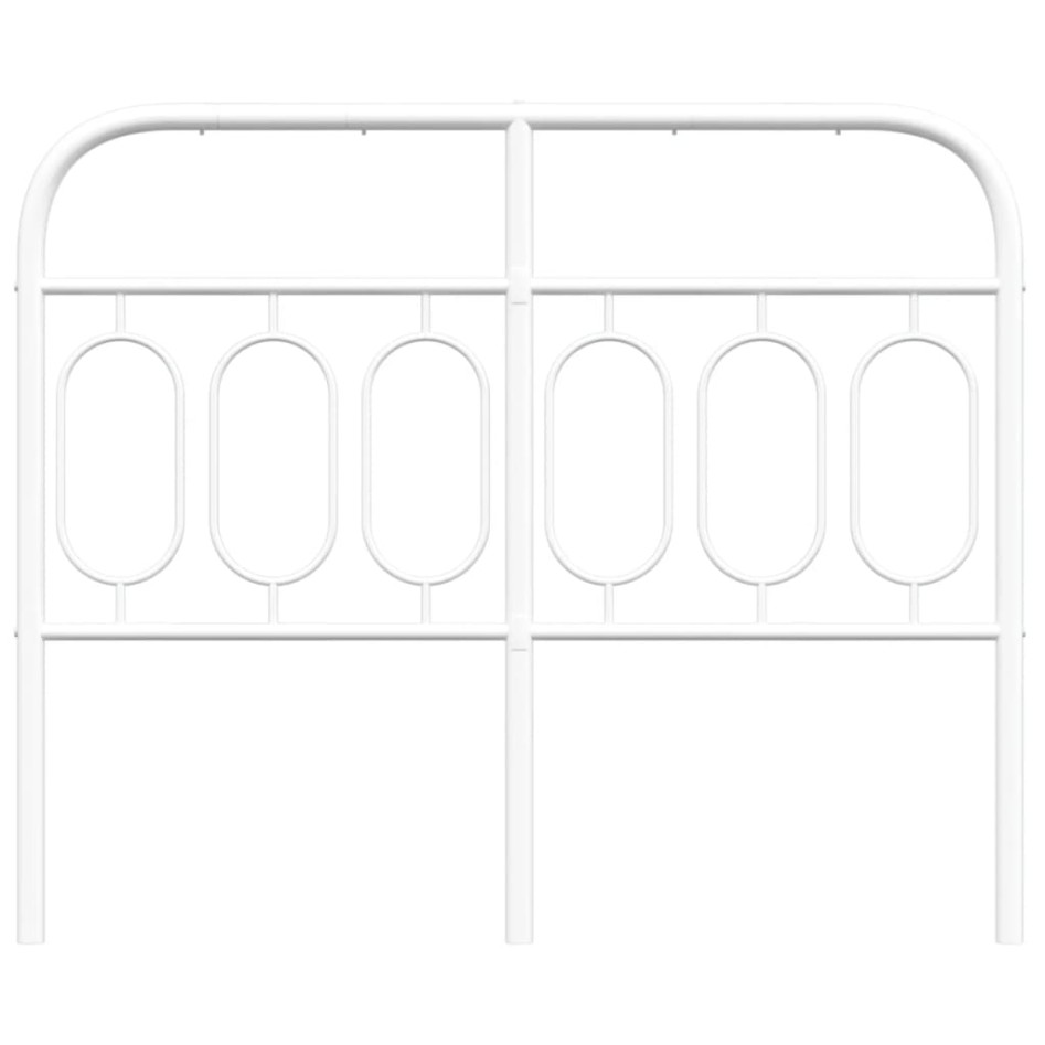 Cabecero de metal blanco 120