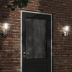 Apliques de exterior 2 unidades acero inoxidable plateado