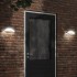 Lámpara de pared de exterior LED con sensor aluminio