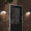 Lámpara de pared de exterior LED con sensor aluminio blanco
