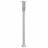 Lámpara de suelo de exterior acero inoxidable plateado 100