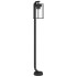 Lámpara de suelo de exterior acero inoxidable negro 100