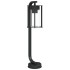 Lámpara de suelo de exterior acero inoxidable negro 60