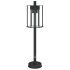 Lámpara de suelo de exterior acero inoxidable negro 60