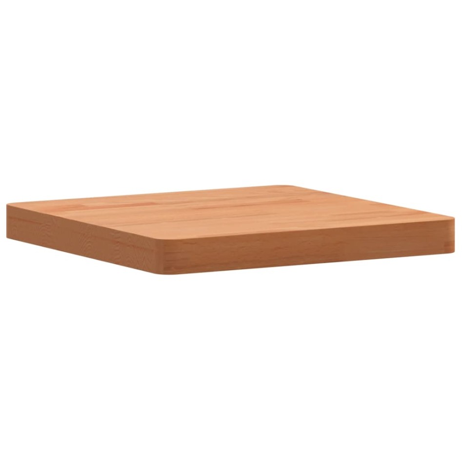 Tablero de mesa cuadrado de madera maciza de haya 40x40x4