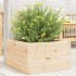 Jardinera de madera maciza de pino 40x40x23