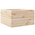 Jardinera de madera maciza de pino 40x40x23