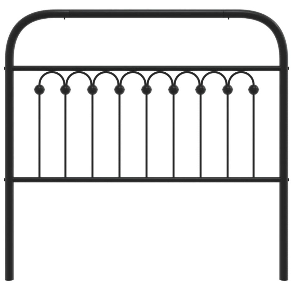 Cabecero de metal negro 100