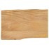 Tablero de mesa borde natural madera maciza mango 60x40x2,5