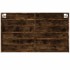Vitrina de madera de ingeniería roble ahumado 100x8,5x58