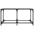 Mesa de centro superficie de vidrio acero 78,5x40x40