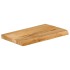 Tablero de mesa borde natural madera maciza mango 60x40x2,5