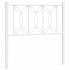 Cabecero de metal blanco 75