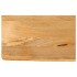 Tablero de mesa borde natural madera maciza mango 60x30x2,5