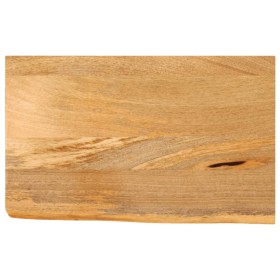 Tablero de mesa borde natural madera maciza mango 60x30x2,5