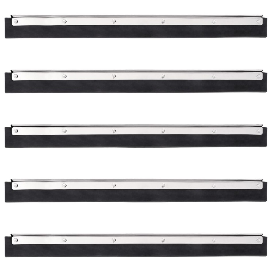 Cabezal de escobilla de goma de suelo 5 unidades 45,5x2x5