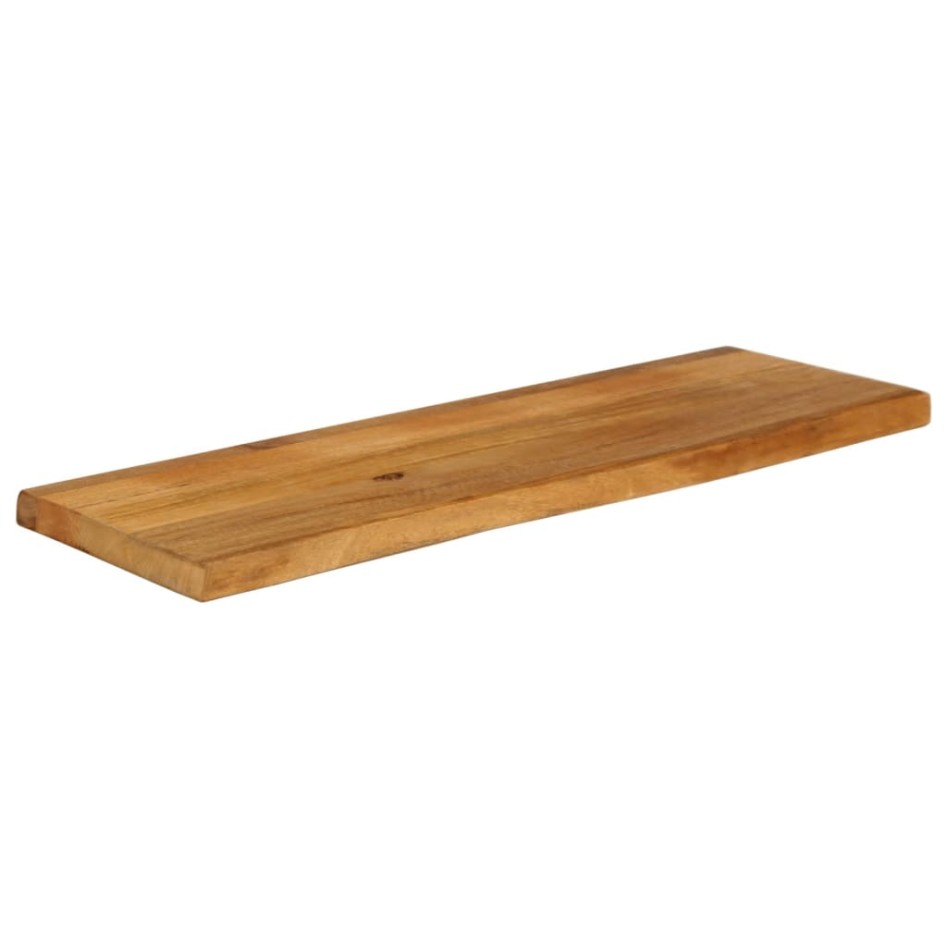 Tablero de mesa borde natural madera maciza mango 100x20x3,8