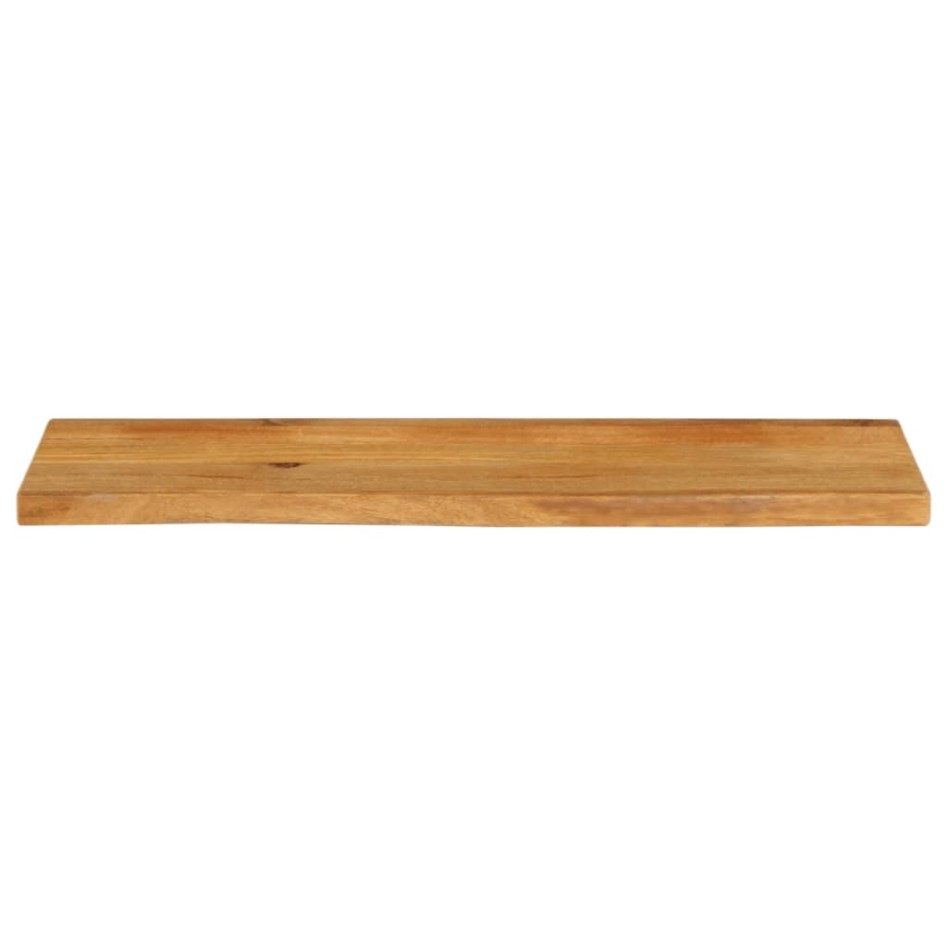 Tablero de mesa borde natural madera maciza mango 100x20x3,8