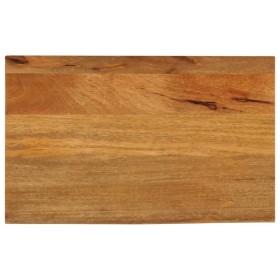 Tablero de mesa borde natural madera maciza mango 60x30x3,8
