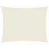 Toldo de vela rectangular tela Oxford color crema 3x4,5