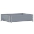 Jardinera de madera maciza de pino gris 80x60