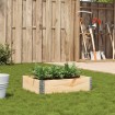 Jardinera de madera maciza de pino 80x60 cm