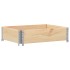 Jardinera de madera maciza de pino 80x60