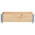 Jardinera de madera maciza de pino 80x60