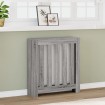 Cubierta de radiador madera ingeniería gris Sonoma 78x20x82 cm