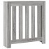 Cubierta de radiador madera ingeniería gris Sonoma 78x20x82