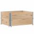 Collares de palets 2 unidades madera maciza de pino 80x60