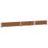 Collar de palet madera maciza de pino marrón 150x50