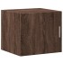 Armario de pared madera ingeniería marrón roble 45x42,5x40