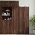 Armario de pared madera ingeniería marrón roble 45x42,5x40