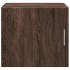 Armario de pared madera ingeniería marrón roble 45x42,5x40