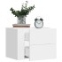 Mesita de noche de pared blanco 45x30x35