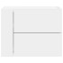 Mesita de noche de pared blanco 45x30x35