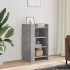 Aparador de madera de ingeniería gris hormigón 45x35x75