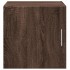 Armario de pared madera ingeniería marrón roble 40x42,5x40
