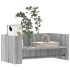 Estante de pared madera ingeniería gris Sonoma 70,5x35x30,5
