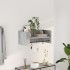 Estante pared madera ingeniería gris hormigón 70,5x35x30,5