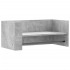 Estante pared madera ingeniería gris hormigón 70,5x35x30,5