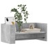 Estante pared madera ingeniería gris hormigón 70,5x35x30,5