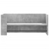Estante pared madera ingeniería gris hormigón 70,5x35x30,5